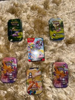 Pokémon Mini Tins and Booster Bundle