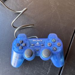 PlayStation 2 Original Blue Controller 