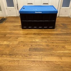 Storage Crate With A Lid 