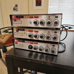 3 Vintage BOGAN PA Amplifiers CHS-20