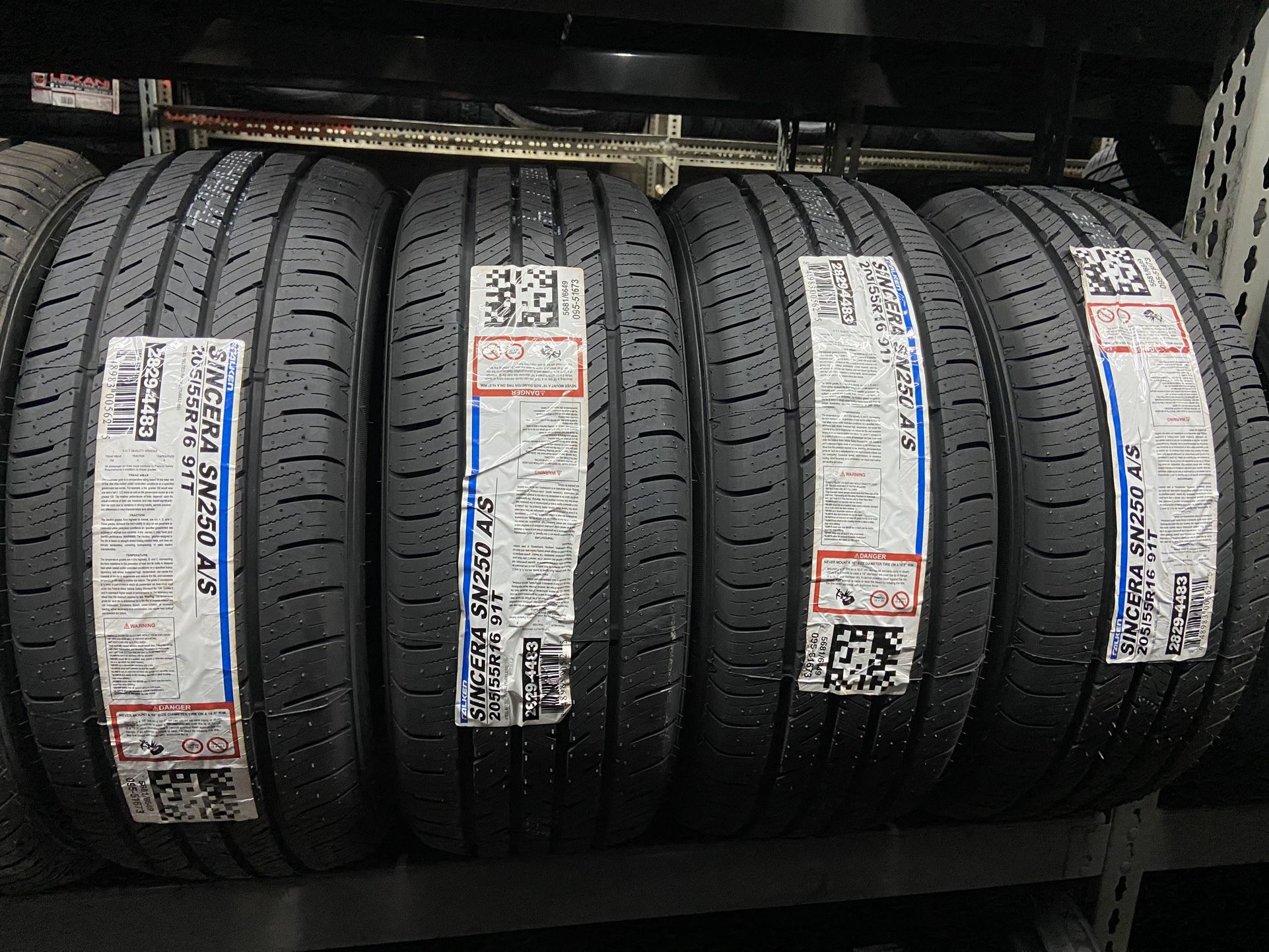 Falken Sincera SN250 A/S 205/55R16 Tire 205 55 16 205/55/16 205 55 R16