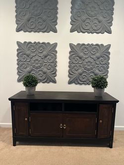 DARK FARMHOUSE BUFFET/ ENTRY TABLE