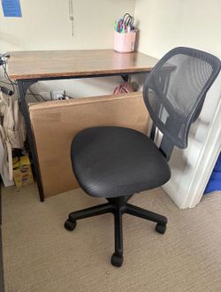 Small Computer Desk + Chair - LIKE NEW