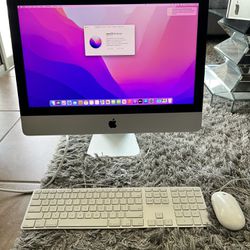 Apple iMac A1418 4K 21.5”Desktop Computer Intel i7 16GB RAM 500GB SSD  macOS Monterey - $299.  Comes with original Apple keyboard and mouse.