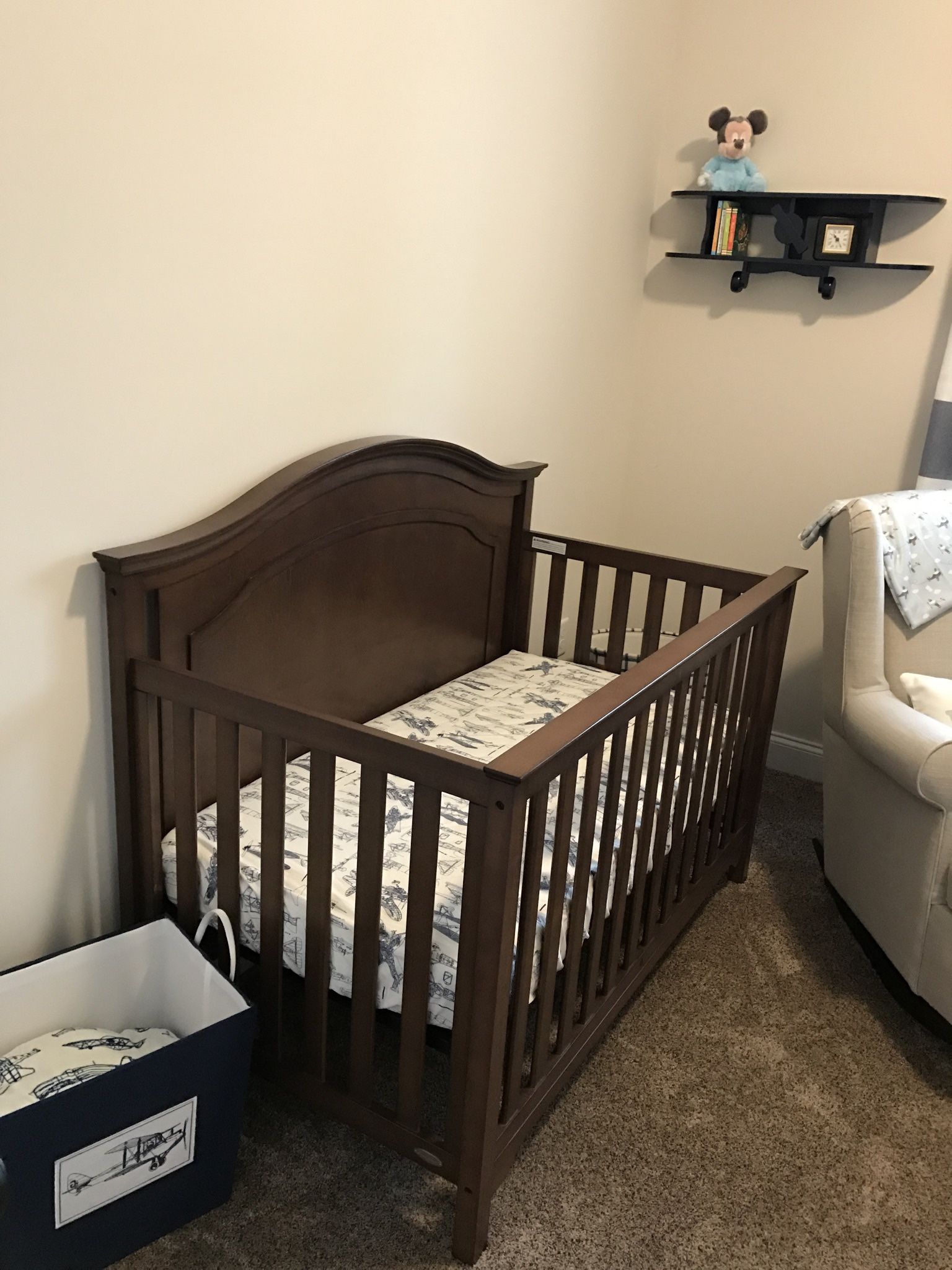 Eddie Bauer Hayworth 4 In 1 Crib And Bed Weathered Walnut for Sale in Winter Garden FL OfferUp