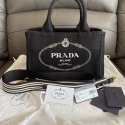 Authentic Prada Canapa Bag 