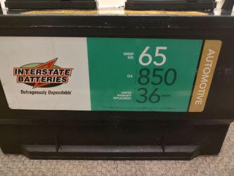Interstate battery 850 CCA group size 65 truck Auto battery