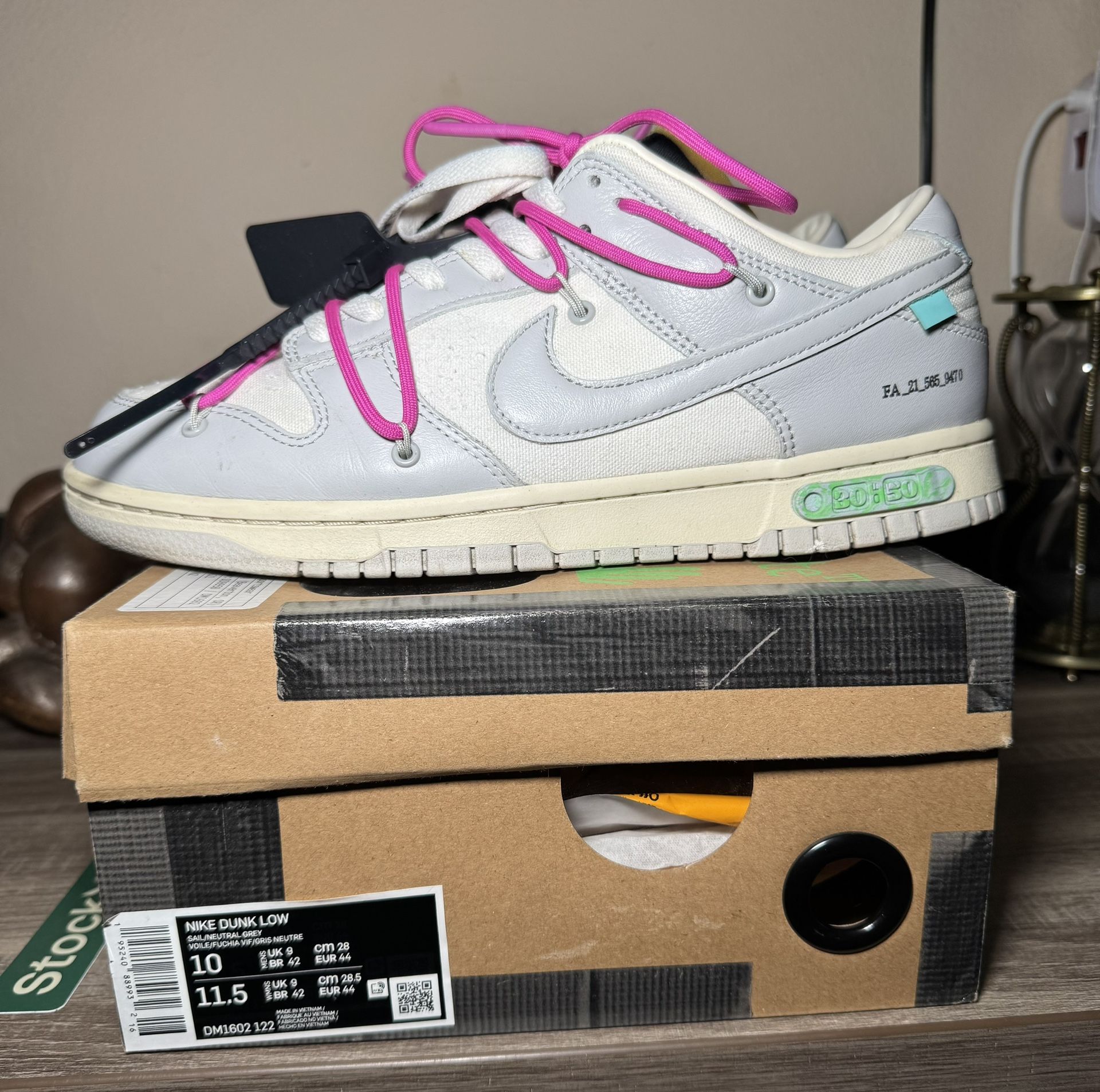 Nike Off White Dunk Lot 30
