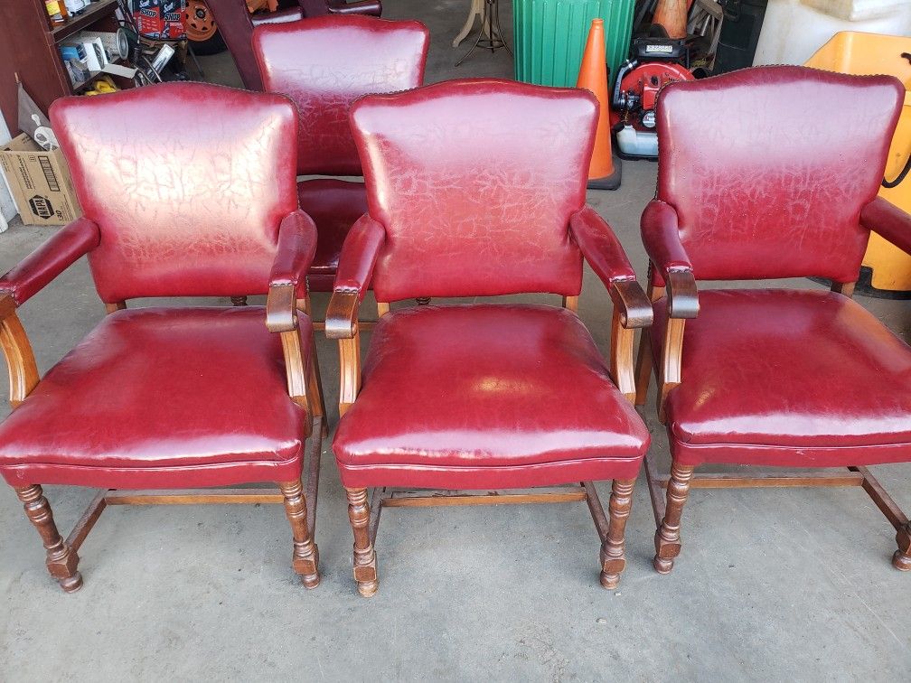 Set Of Mid Century Office Chairs