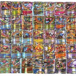 60 card set- holographic Pokemon Foil Cards Charizard Blastoise Venusaur Mewtwo Game Pokemon TCG Sets Proxy Cards! PROXY Cards!