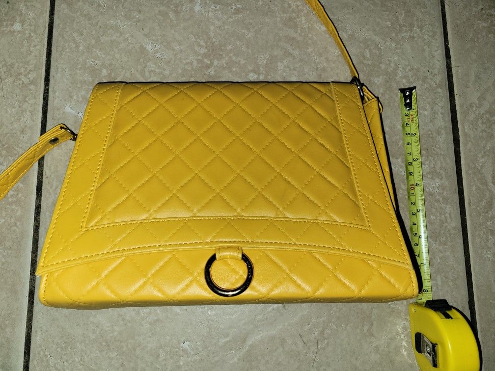 Medium Yellow Handbag