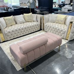 Sofá And Loveseat 2pc Roma New Box 