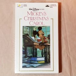 DISNEY Mickey's Christmas Carol AUDIOBOOK Cassette Tape Disney's Mickey Mouse audio book NOT CD