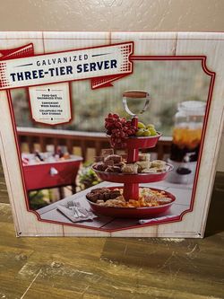 3 tier serving tray