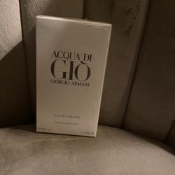 Armani ACQUA Di Gio Men’s Cologne New In Box Gio 3.4 Oz