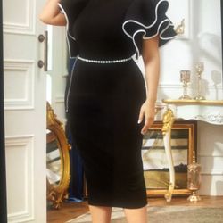 Black Dress Size 1XL 