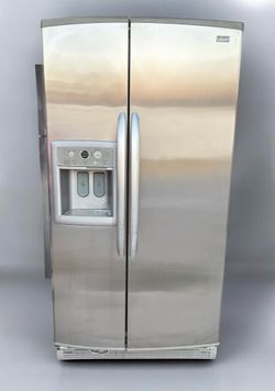 36” KENMORE ELITE SIDE X SIDE REFRIGERATOR STAINLESS “ WORKS GREAT”