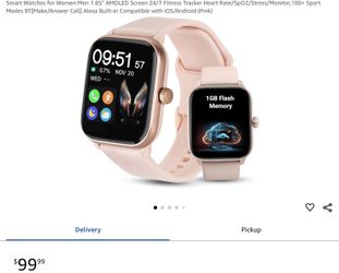 Unisex Fitness Smartwatch