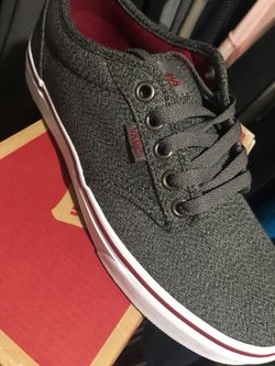 Grey and maroon vans !