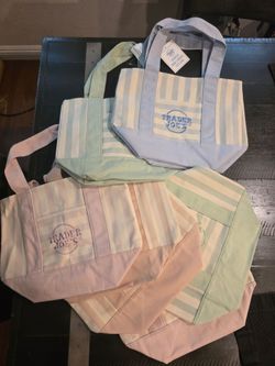 Trader Joe's Mini Striped Totes $15 Each