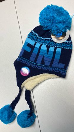 Robin Ruth Classic Bon Bon Winter Hat - Finland, Black/Blue