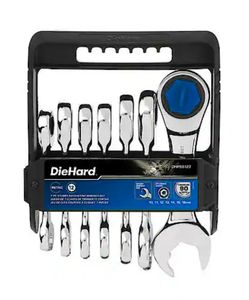 "NEW!" DieHard Stubby Ratcheting Wrench Set: 90-Tooth Design, Metric Coverage, 7-Piece
Part # DHP55123