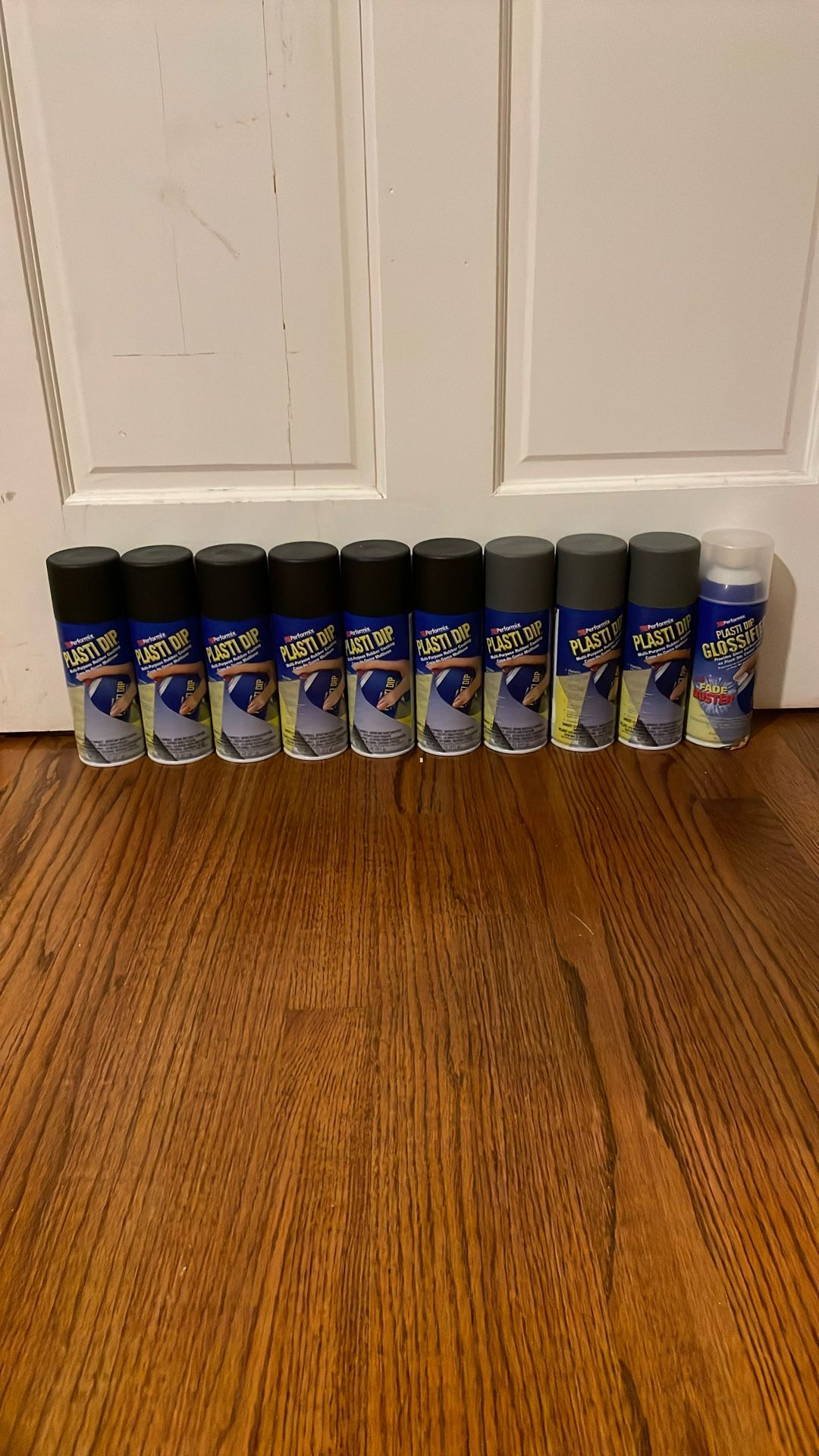 11 cans of plasti dip