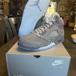 Jordan 5 Wolf Grey Size 9