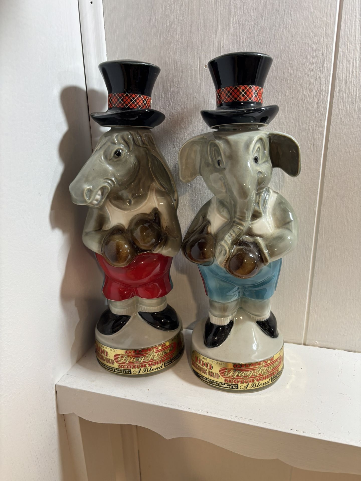 Political Decanters Jim Beam 1964