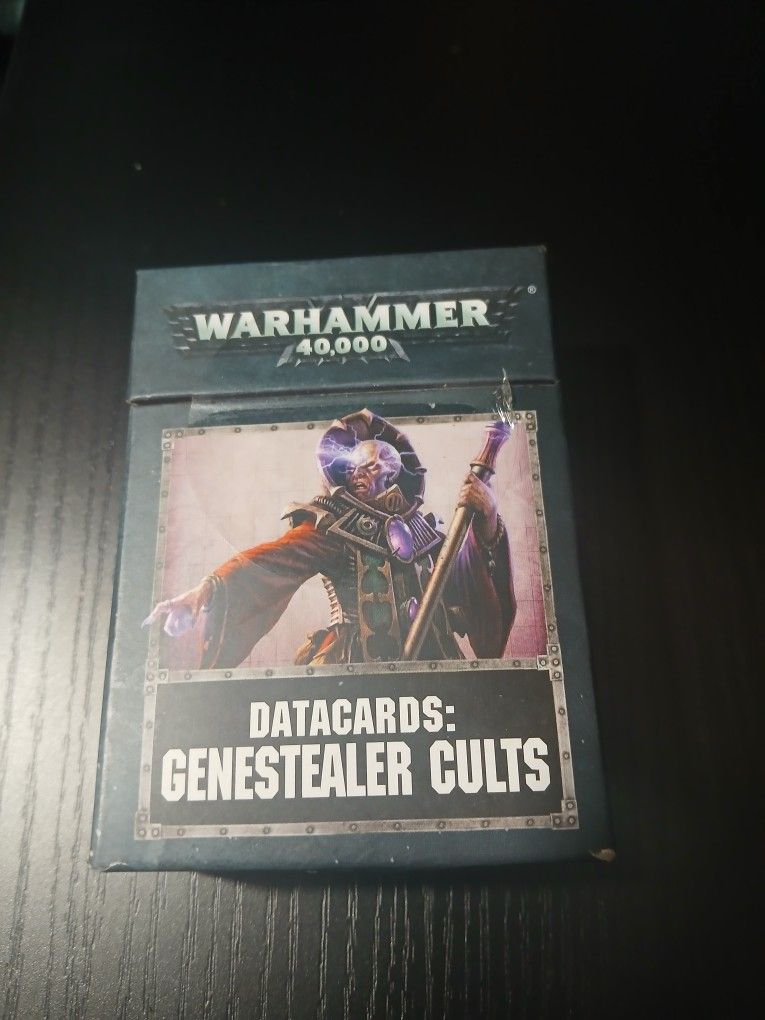 Un Opened Warhammer Card Set 