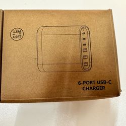 6-port USB -C Charger