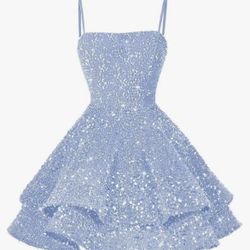 Blue Sparkly Dress