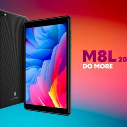 NEW BLU M8L 2022 UNLOCKED LOT Flat Screen Tablet Computer With HD Case H2O 20 PLAN 