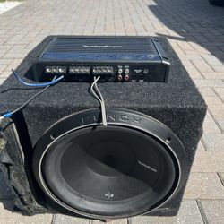 Rockford Fosgate Punch P2 12” Subwoofer + Prime R250X4 Amp – Complete Bass Setup