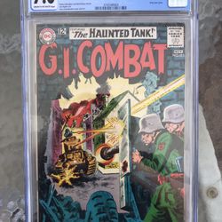 G.I. Combat #102 (1963) CGC 7.0 — Grey Tone Cover; Joe Kubert Art; Kanigher