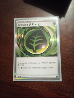 Pokémon Growing Energy Card 086/088 Holo
