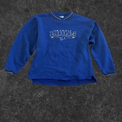 VINTAGE 90s DETROIT LIONS CREWNECK 💙🦁 LARGE