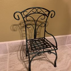 Wrought Iron Mini Chair 