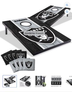 BRAND NEW - Raiders Corn Hole Set