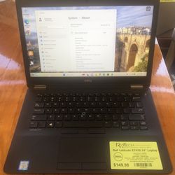 Dell Latitude E7470 14" Laptop