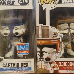 Star Wars Rex And Cody Funko Pop 
