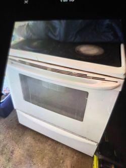 5 burner stove with warmer.