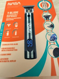 NASA T-BLADE rechargeable hair trimmer!