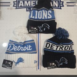 DETROIT LIONS 3 PACK BEANIE HATS.....$30