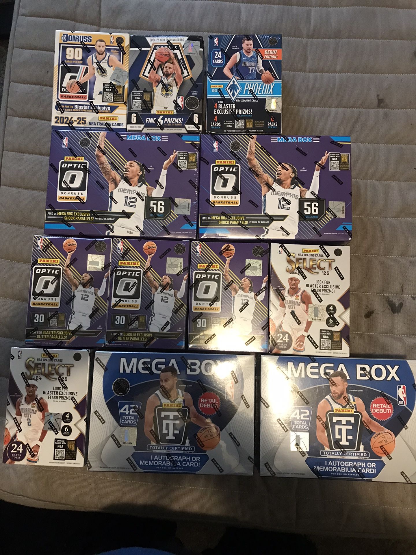 Optic Basketball Mega Topps Chrome Blaster Foootball Baseball Cards