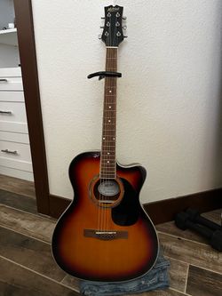 Mitchell Acoustic-Electric Guitar Sunburst Cutaway