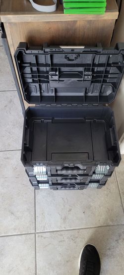DeWalt T stack boxes