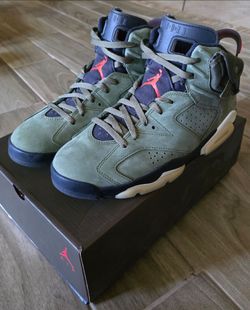 Jordan 6 Retro Cactus Jack Travis Scott medium olive