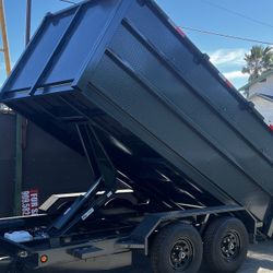 Scissor Lift Dump Trailer