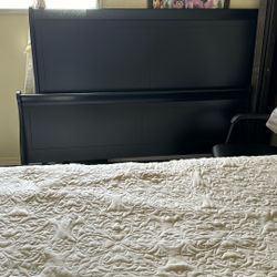 Black Bed Frame/Set For Sale